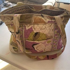 Vera Bradley portobello road shoulder bag/purse Green,Purple